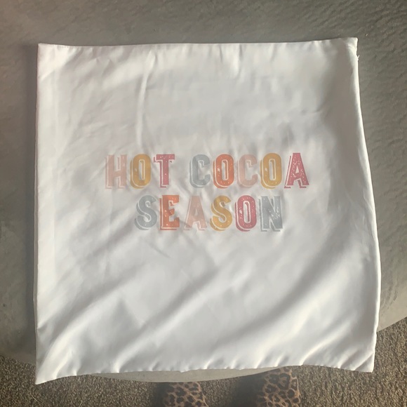 Society 6 Hot Coco Season Pillowcase - Picture 1 of 4